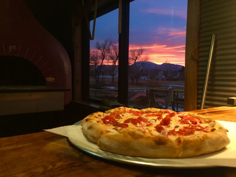 Hand-crafted, wood-fire pizza in Spearfish, South Dakota