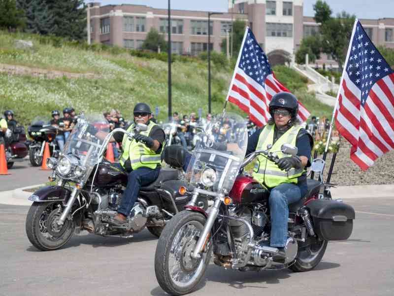 Black Hills State University Jacket Ride Sturgis Motorcycle Rally