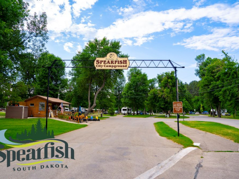 Spearfish, Black Hills, South Dakota, Spearfish City Campground, Entrance