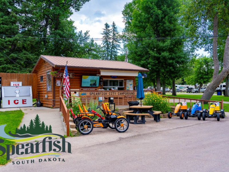 Spearfish, Black Hills, South Dakota, Spearfish City Campground, Front Office