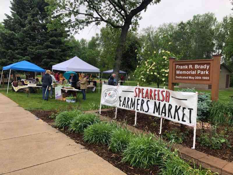 Black Hills, Spearfish, Brady Park, Farmers Market