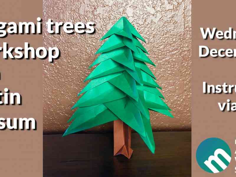 Origami Christmas Tree Workshop