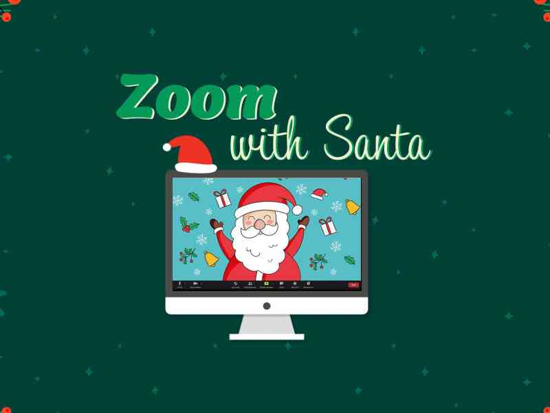 Zoom with Santa