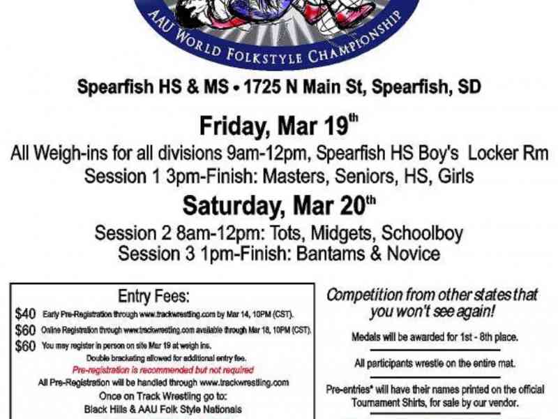 Black Hills Nationals Wrestling Tournament. Visit South Dakota