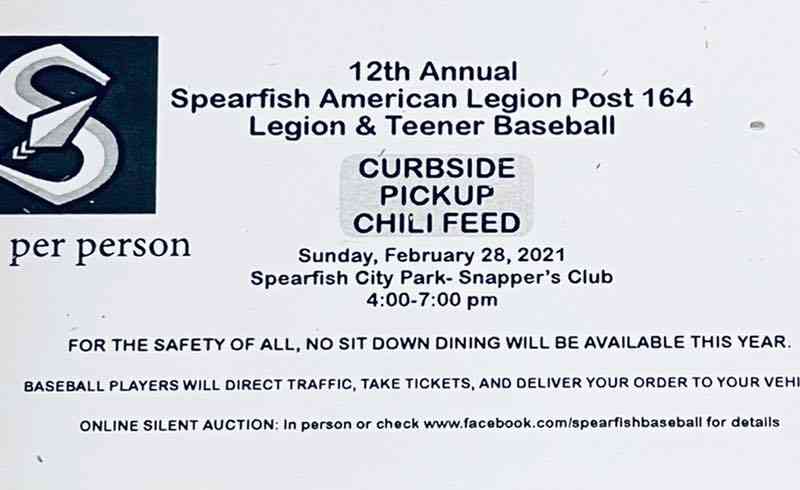 Chili curbside on sale to go