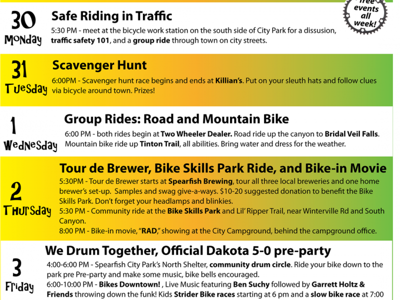 Black Hills, Spearfish, Bike Week, Safe Riding in Traffic