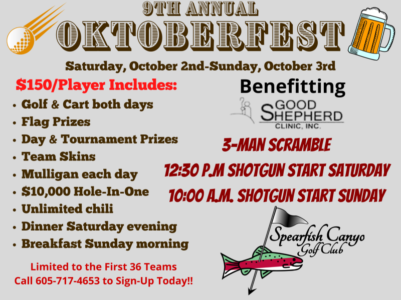 Black Hills, Spearfish, Spearfish Canyon Golf Course, Oktoberfest