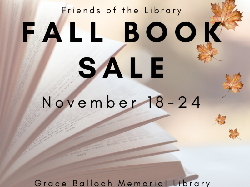 Black Hills, Spearfish, Grace Balloch Memorial Library, Fall Book Sale