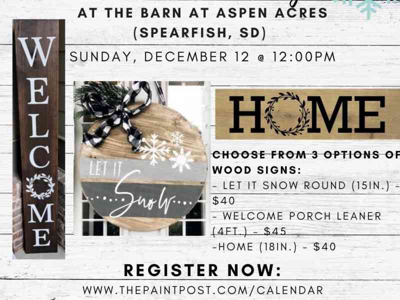 Black Hills, Spearfish, The Barn, Welcome Wood Signs