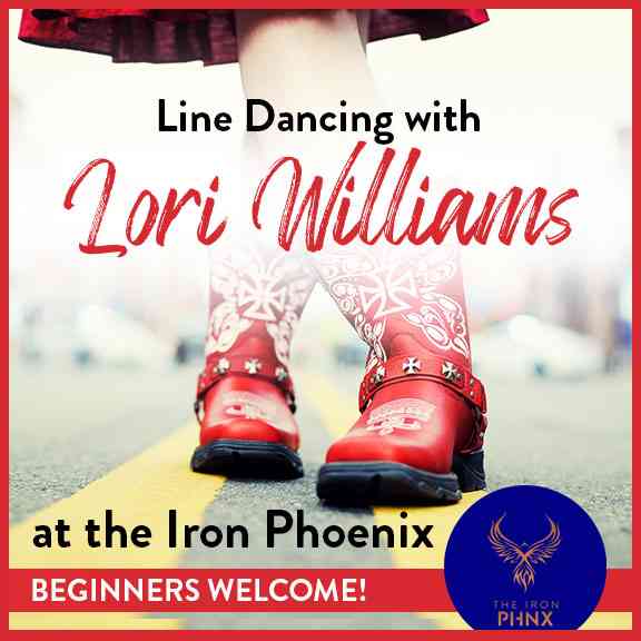 Line Dancing with Lori Williams at the Iron Phnx