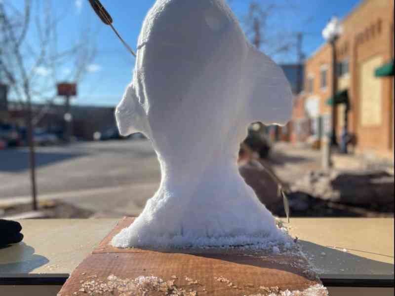 Chinook Days snow sculptures downtown