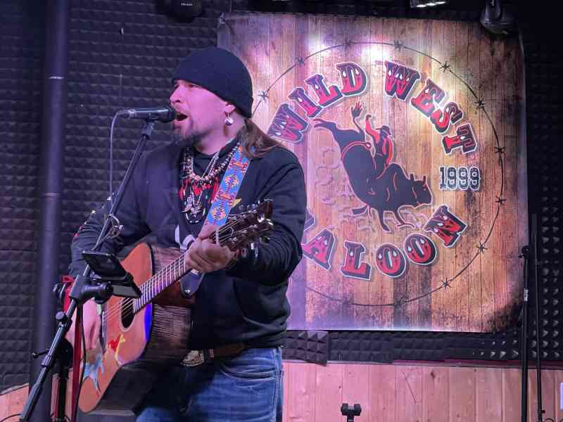 Ryan Little Eagle live at Crow Peak Brewing, Spearfish, SD