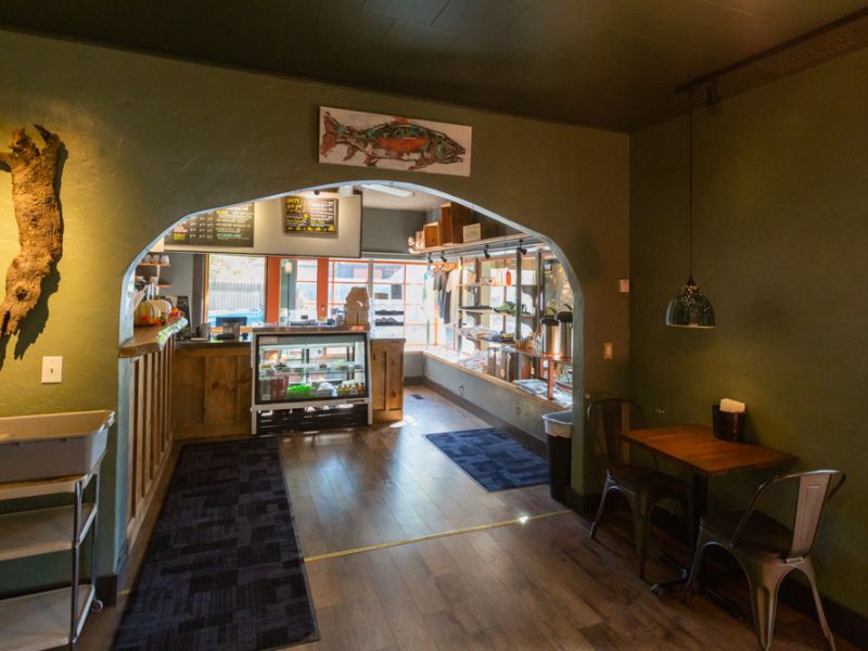 Green Bean Coffee Shop Spearfish South Dakota Black Hills drive through 