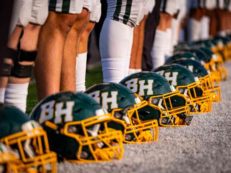 Black Hills State University, Black Hills, Spearfish, Football, Helmets