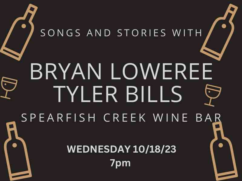 Black Hills, Spearfish, Spearfish Creek Wine Bar, Bryan Loweree & Tyler Bills, Live Entertainment