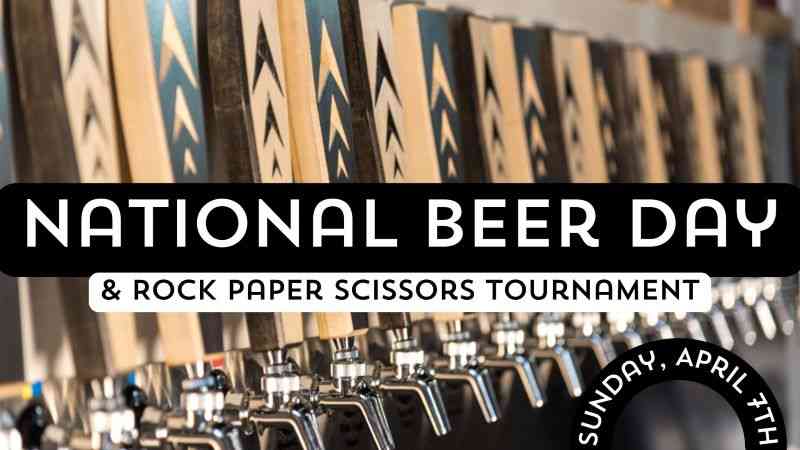 Black Hills, Spearfish, Rock-Paper-Scissors Tournament, National Beer Day, Spearfish Brewing, Entertainment