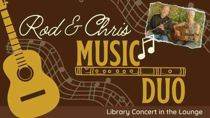 Black Hills, Spearfish, South Dakota, Rod and Chris Music Duo, Grace Balloch Public Library, Entertainment, Live Music