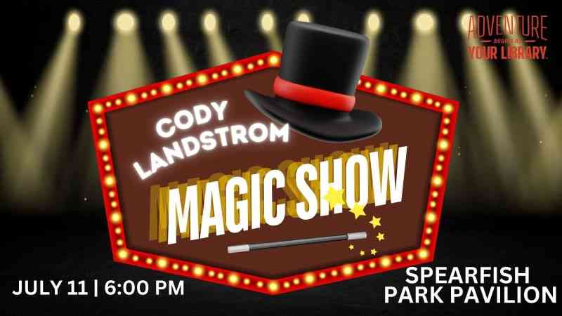 Black Hills, Spearfish, South Dakota, Cody Landstorm Magic Show, Entertainment, Spearfish City Park