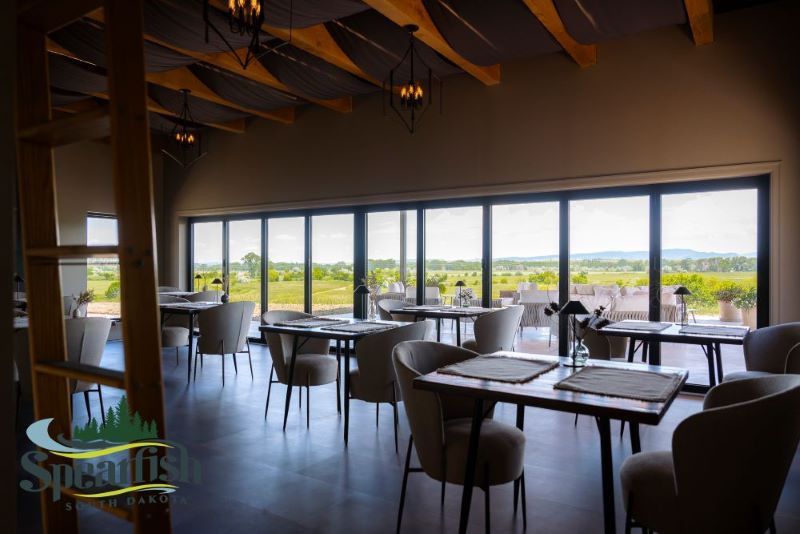 Black Hills, Spearfish, South Dakota, Shortgrass Resort, Dining Area