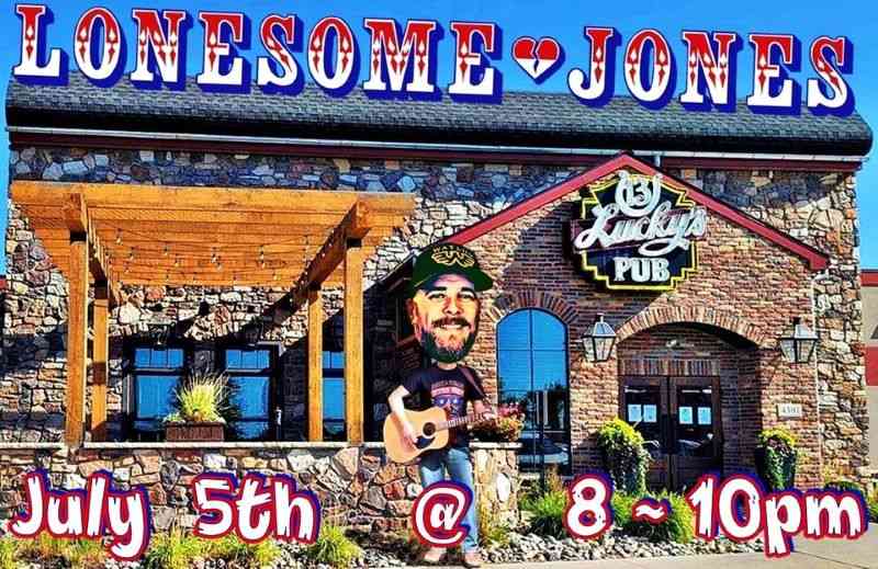 Lonesome Jones, Lucky's 13 Pub, Spearfish, Black Hills, South Dakota