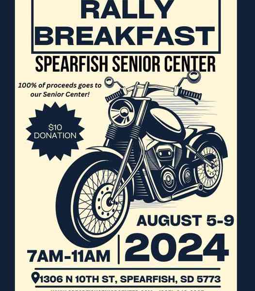 Spearfish, South Dakota, Black Hills, Breakfast, Rally