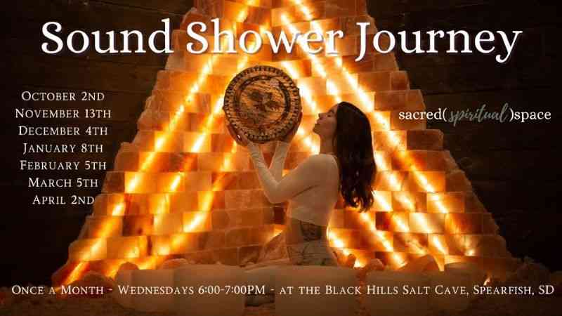 Sound Shower Journey, Black Hills Salt Cave and Spa, Black Hills, South Dakota, Spearfish