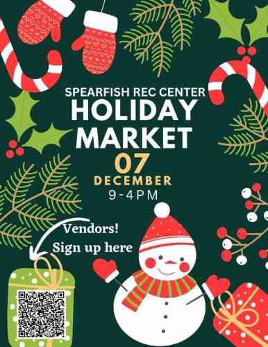 Spearfish, Holiday Market, South Dakota, Black Hills, Shopping, Spearfish Rec & Aquatics Center