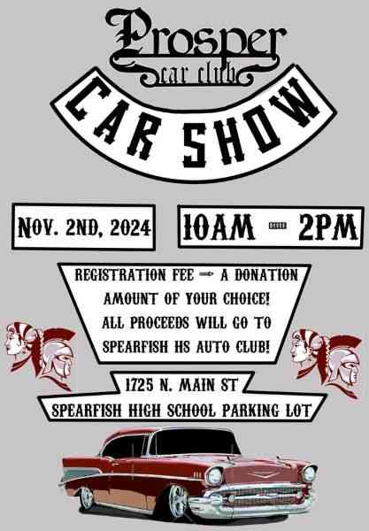 Spearfish High School, Black Hills, Spearfish, Car Show, South Dakota, Prosper Car Club