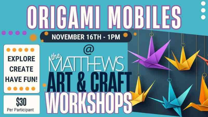 Matthews Opera House & Arts Center, Origami Mobiles With Annalina Scalise, Spearfish, Black Hills, South Dakota