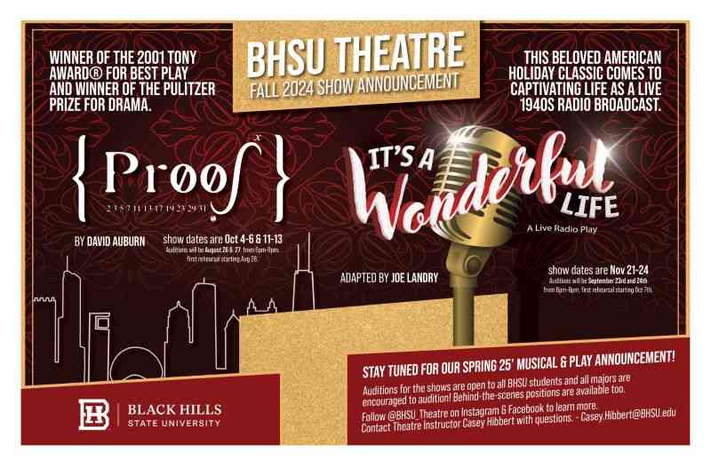 BHSU Theatre, South Dakota, Black Hills, Black Hills State University