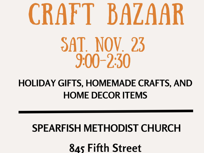 Spearfish, Black Hills, South Dakota, Craft Bazaar, Spearfish Methodist Church, Craft Fair