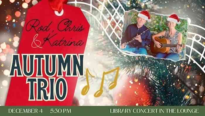 Spearfish, Black Hills, South Dakota, Autumn Trio, Holiday Concert, Live Performance