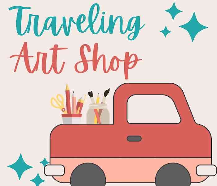 Spearfish, Black Hills, Traveling Art Shop with Wendy, Jitter Joint Play Cafe, Art