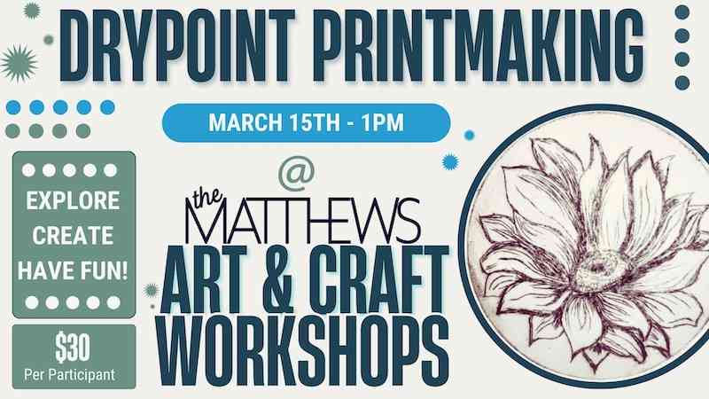 Spearfish, Black Hills, South Dakota, The Matthews Opera House, Art Workshop, Drypoint Printmaking, Fine Arts