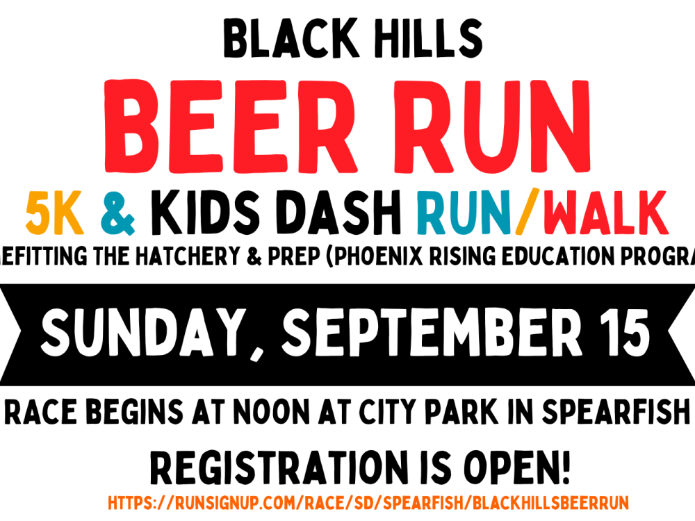 Black Hills, Spearfish, South Dakota, Black Hills Beer Fun Run, DC Booth Fish Hatchery, P.R.E.P.