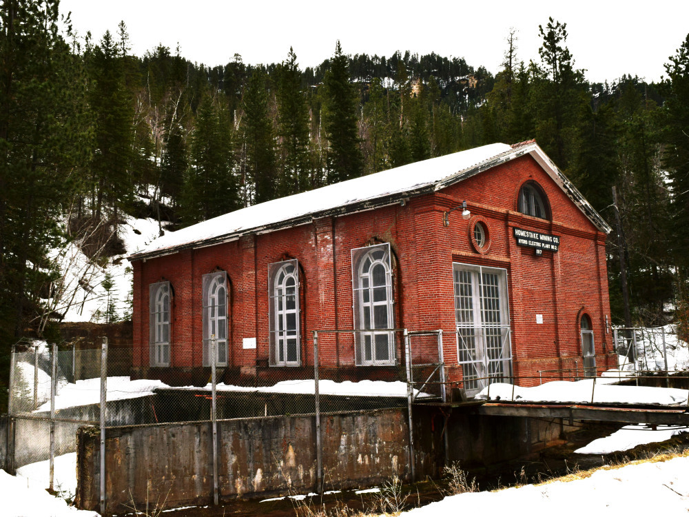 Homestake Hydroplant No. 2 is one of the historic buildings found within Spearfish Canyon.