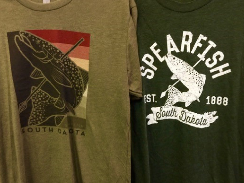 Two of the many kinds of T-shirts at Ventana.